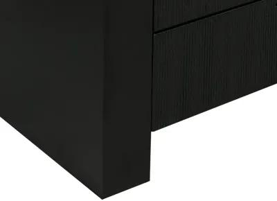 Hump 6 Drawer Black Dresser