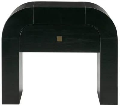 Hump Black Nightstand