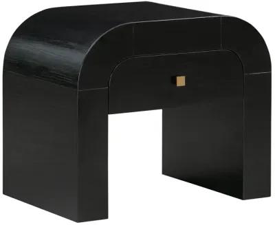 Hump Black Nightstand