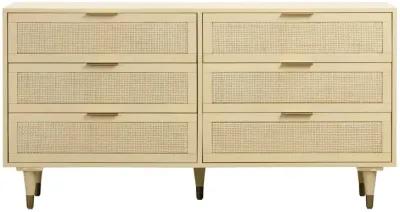 Sierra Buttermilk 6 Drawer Dresser