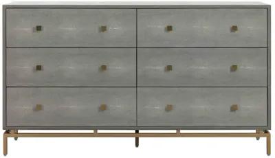 Pesce Shagreen 6 Drawer Dresser