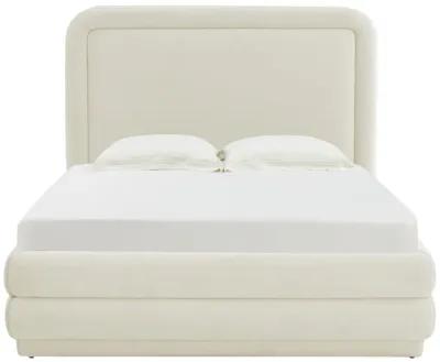 Briella Cream Velvet Bed in King