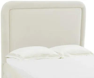 Briella Cream Velvet Bed in King