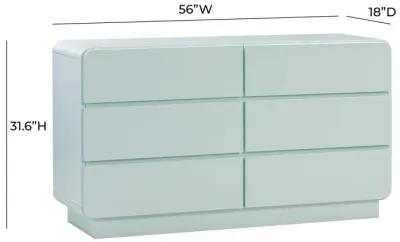 Sagura Blue 6-Drawer Dresser