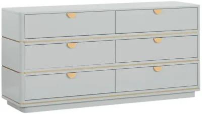 Julieta Grey 6 Drawer Dresser