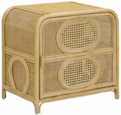 Tina Natural Rattan Nightstand