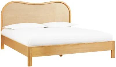 Grappa Natural Wood & Rattan King Bed