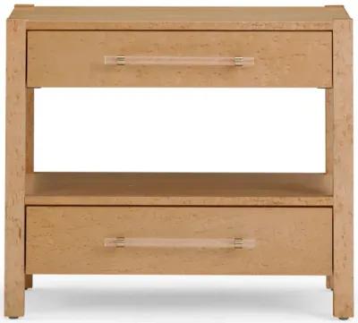 Brandyss Birdseye Maple 2-Drawer Nightstand