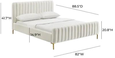 Angela Cream Bed in King