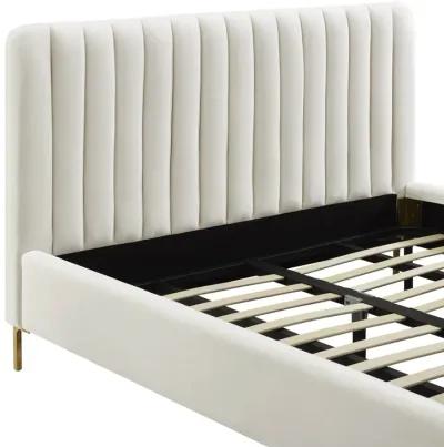 Angela Cream Bed in Queen