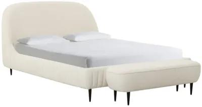 Denise Cream Boucle Bed in King