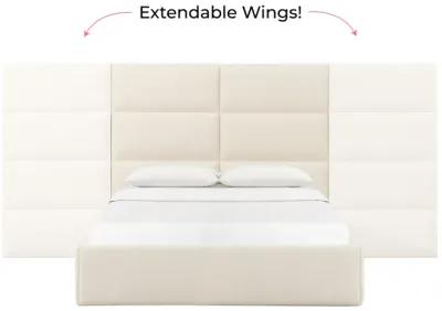 Eliana Cream Boucle King Wings (Set of 2)