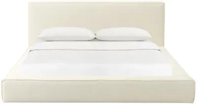 Olafur Cream Linen Queen Bed