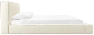 Olafur Cream Linen King Bed