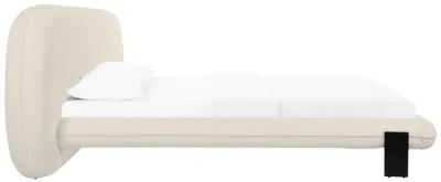 Ophelia Cream Faux Wool King Bed