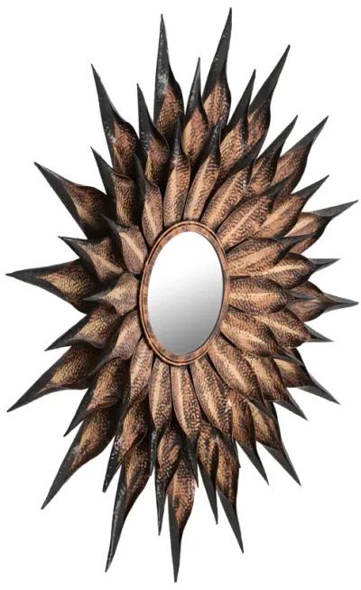 Sunflower Antique Wall Mirror