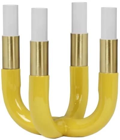 Kaonashi Mustard Yellow Candelabra