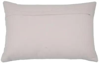 Destiny White Woven Cushion