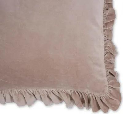 Alessia Distressed Pink Velvet Pillow