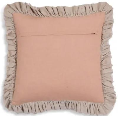 Alessia Distressed Pink Velvet Pillow