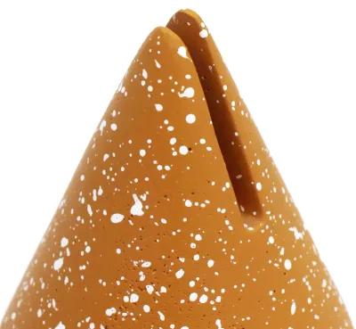 Gabby Speckled Terracotta Cone Card Holder - Set of 4