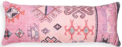 Persia Pink Cotton 27" x 10" Bolster Pillow