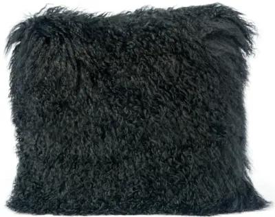 Tibetan Sheep Black Large Pillow