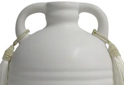 Adonis White Ceramic Vase