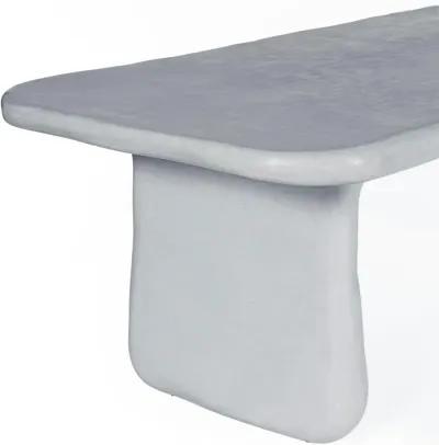 Athen Grey Faux Stone Dining Table