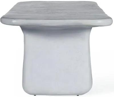 Athen Grey Faux Stone Dining Table