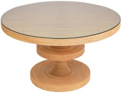 Apollonia Natural Rattan Round Dining Table