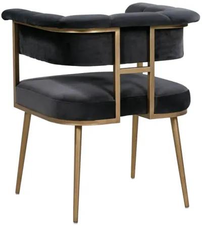 Astrid Grey Velvet Chair