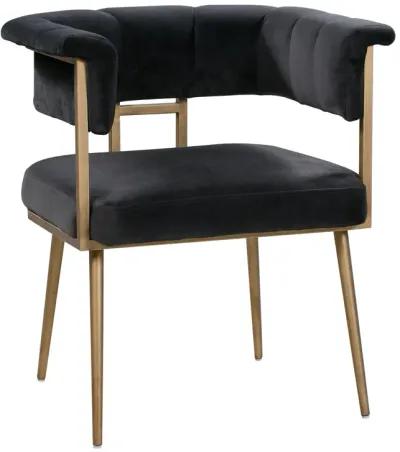 Astrid Grey Velvet Chair