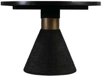 Rishi Black Rope Oval Table