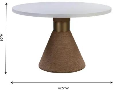 Rishi Natural Rope Round Table