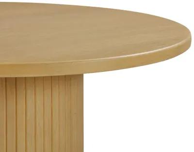 Chelsea Natural Oak Wood Round Dining Table