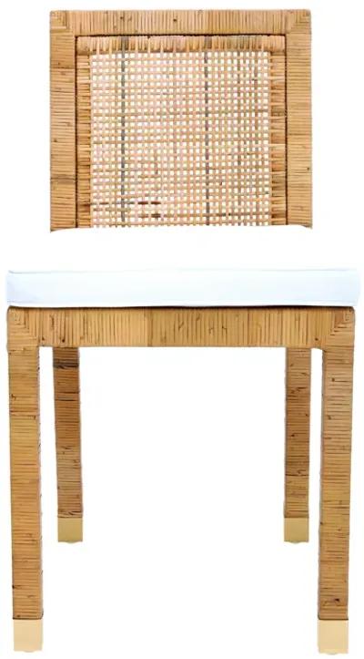 Amara Rattan Performance Fabric Dining Chair