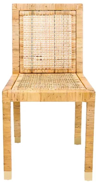 Amara Rattan Performance Fabric Dining Chair