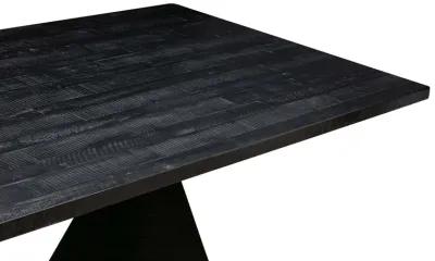 Rishi Black Rope Rectangular Table