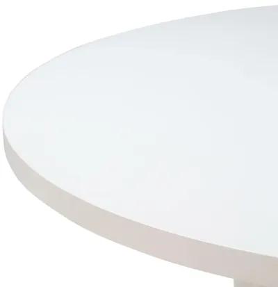 Kali 55 Inch White Round Dining Table