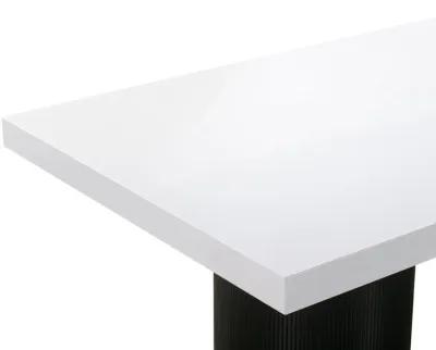 Nova White Lacquer Dining Table