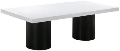 Nova White Lacquer Dining Table