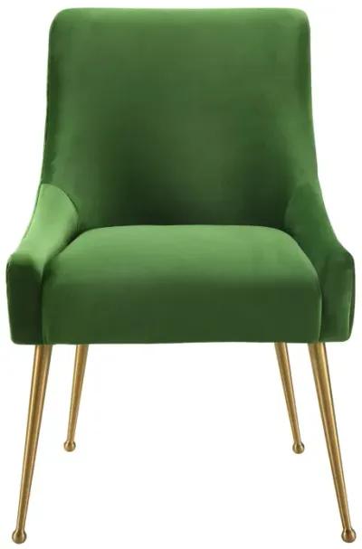 Beatrix Green Velvet Side Chair