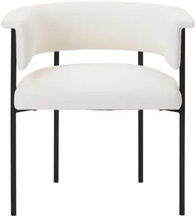 Taylor Cream Performance Linen Dining Chair