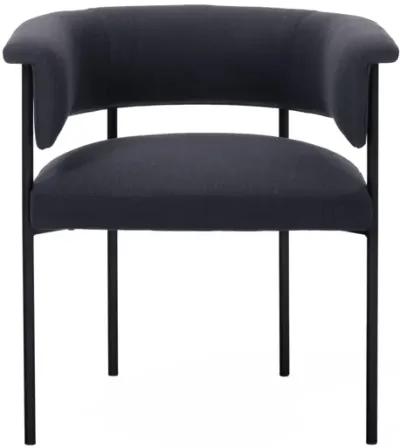 Taylor Black Performance Linen Dining Chair