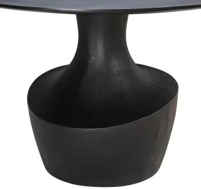 Gevra Black Acacia & Faux Plaster Dining Table