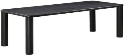 Akola Black Oak Rectangular Dining Table