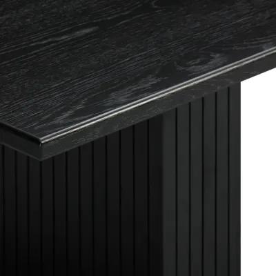 Chelsea Black Oak Rectangular Dining Table