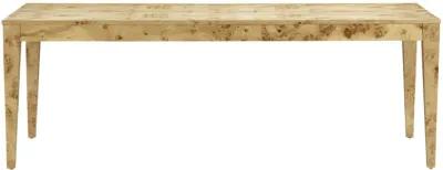 Brandyss Natural Burl Rectangular Dining Table