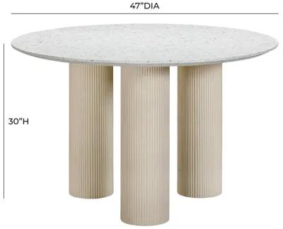 Parcino Terrazzo Concrete Indoor / Outdoor Dining Table